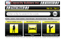 Tablet Screenshot of capacitybuilders.com